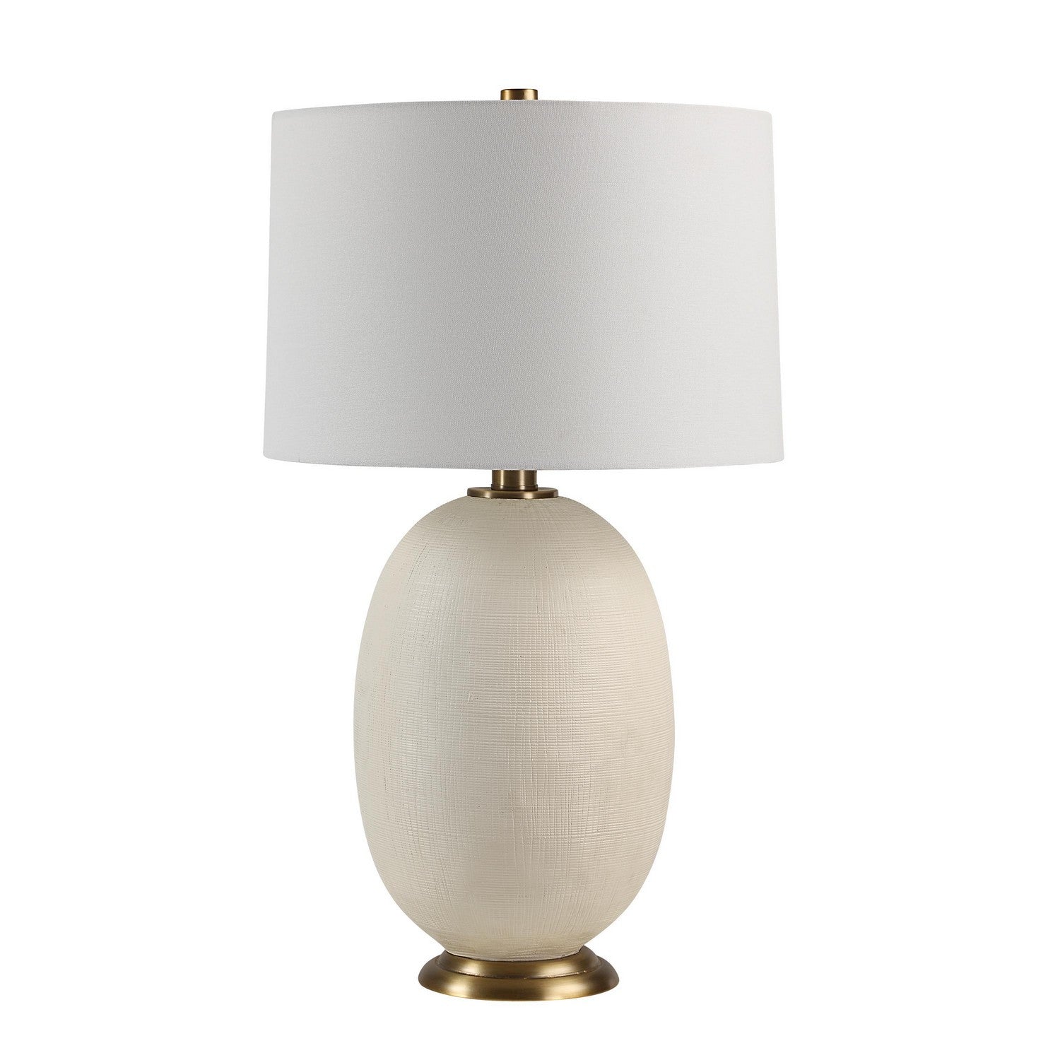 Cartagena One Light Table Lamp in White