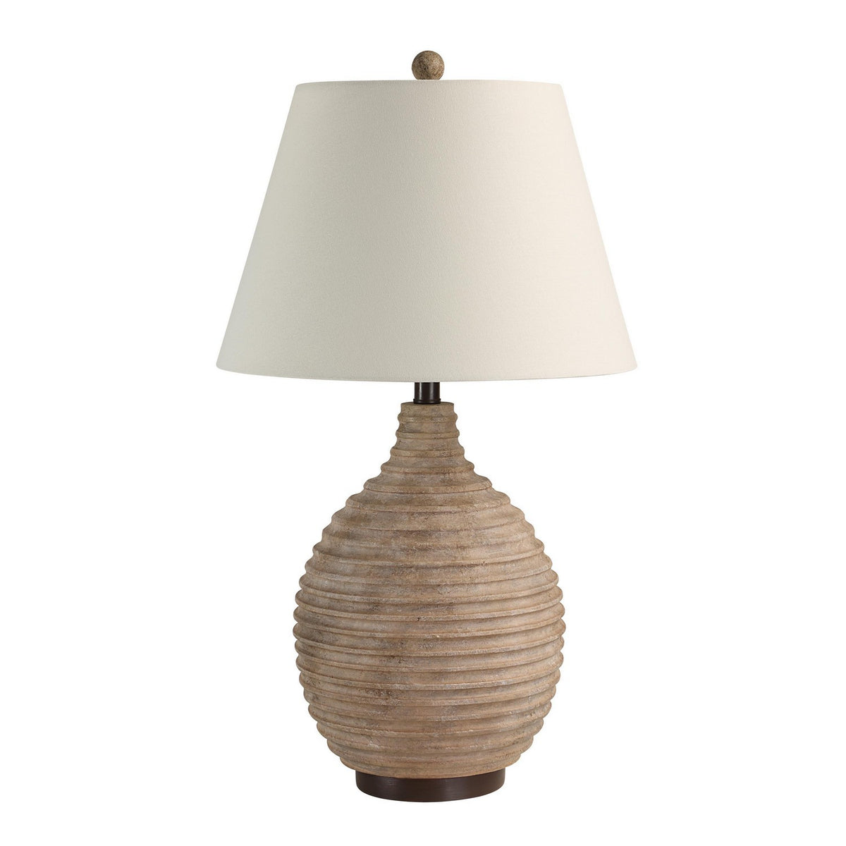 Lampe de table Cebada One Light en marron et beige texturé