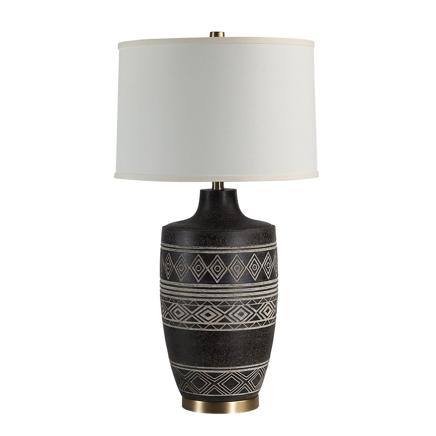 Lampe de table Ceniza One Light en noir avec lavis