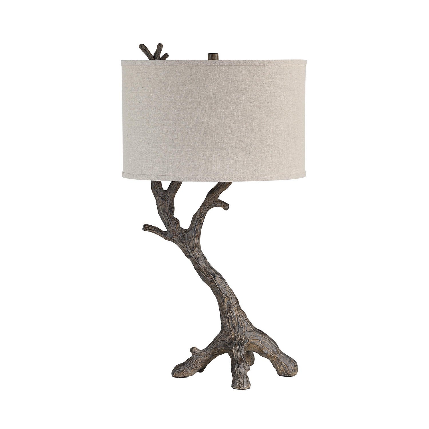 Loures One Light Table Lamp in Dark Brown