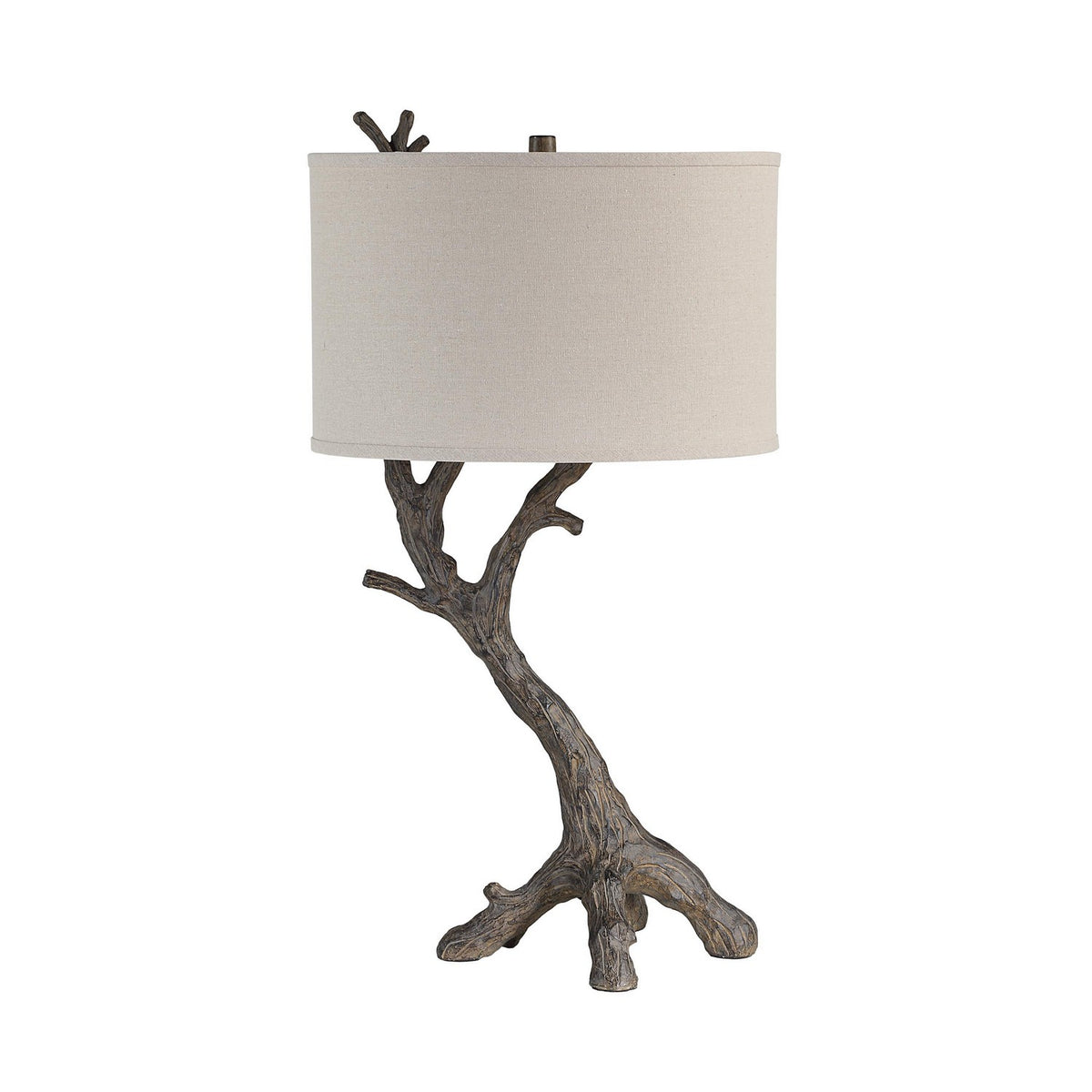 Loures One Light Table Lamp in Dark Brown