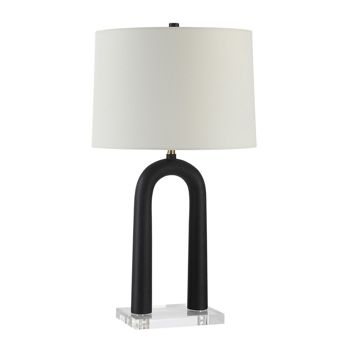 Pisa One Light Table Lamp in Matte Black
