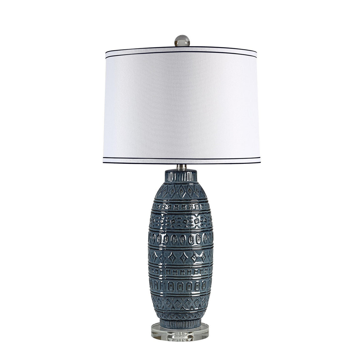 Spirea One Light Table Lamp in Blue