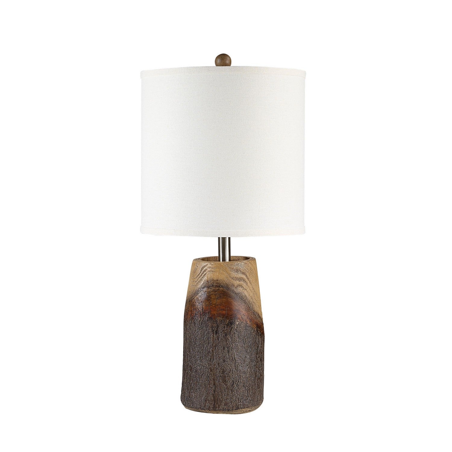 Vinca One Light Table Lamp in Brown