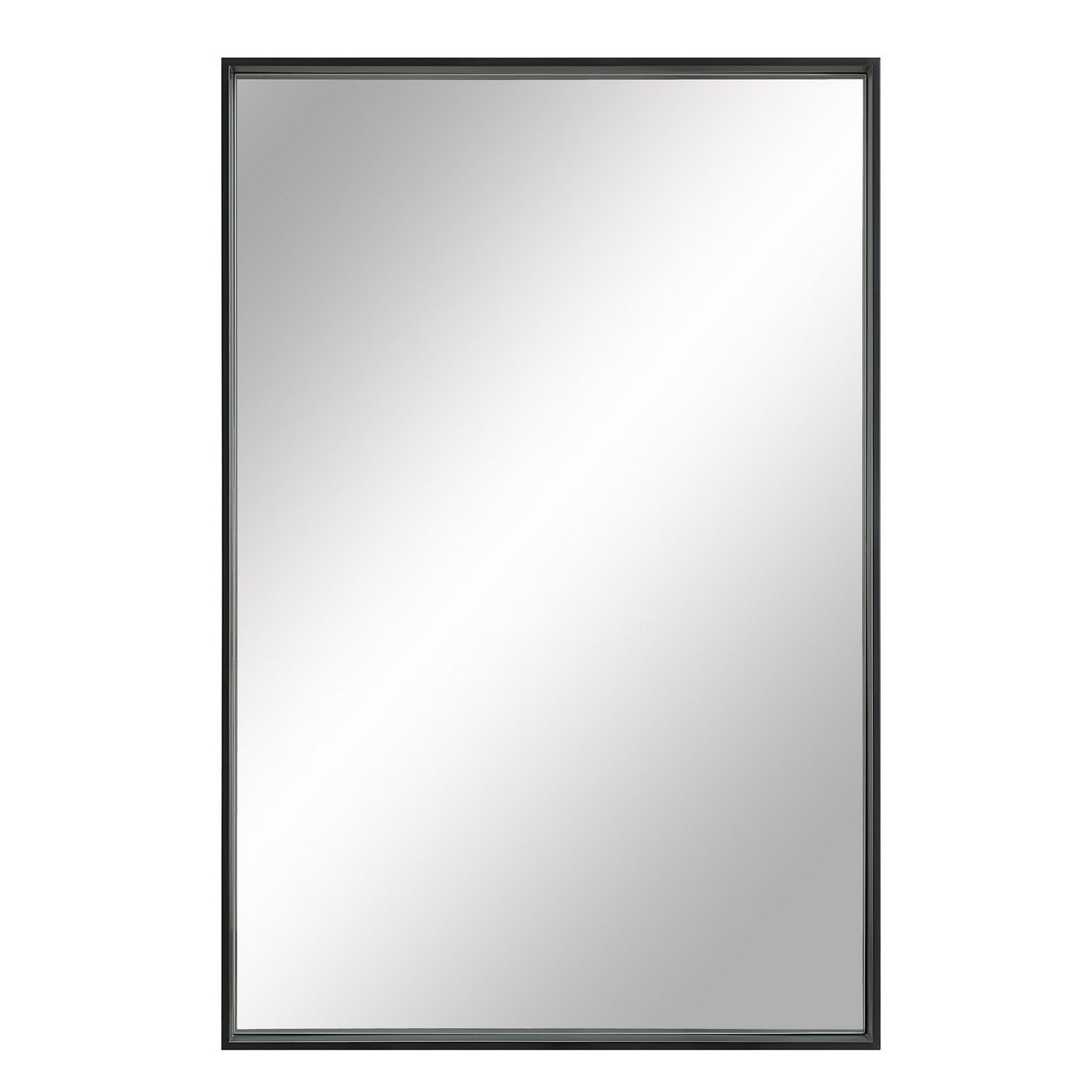 Annalise Mirror in Matte Black