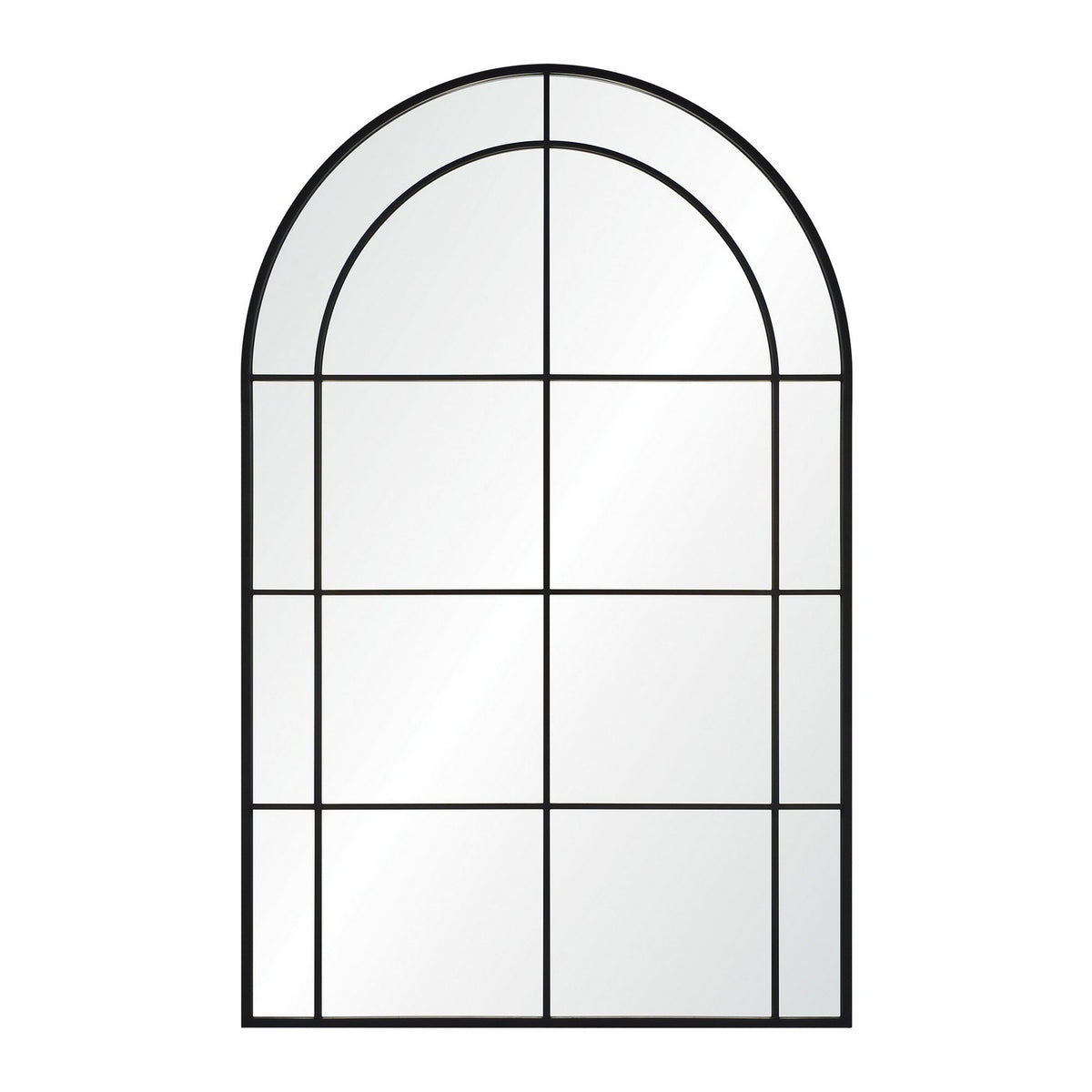 Miroir Atkinson en noir mat