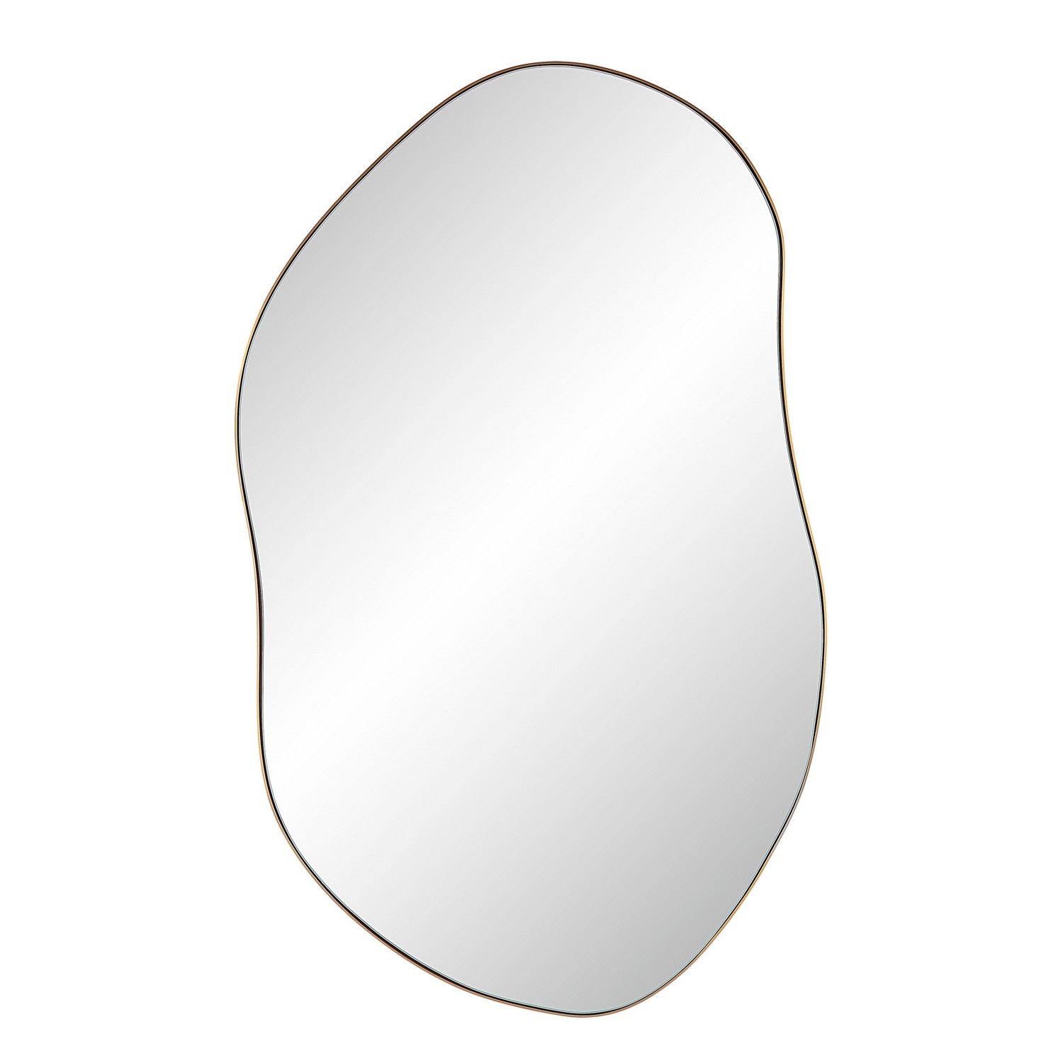 Noria Mirror in BURNISHED BRASS