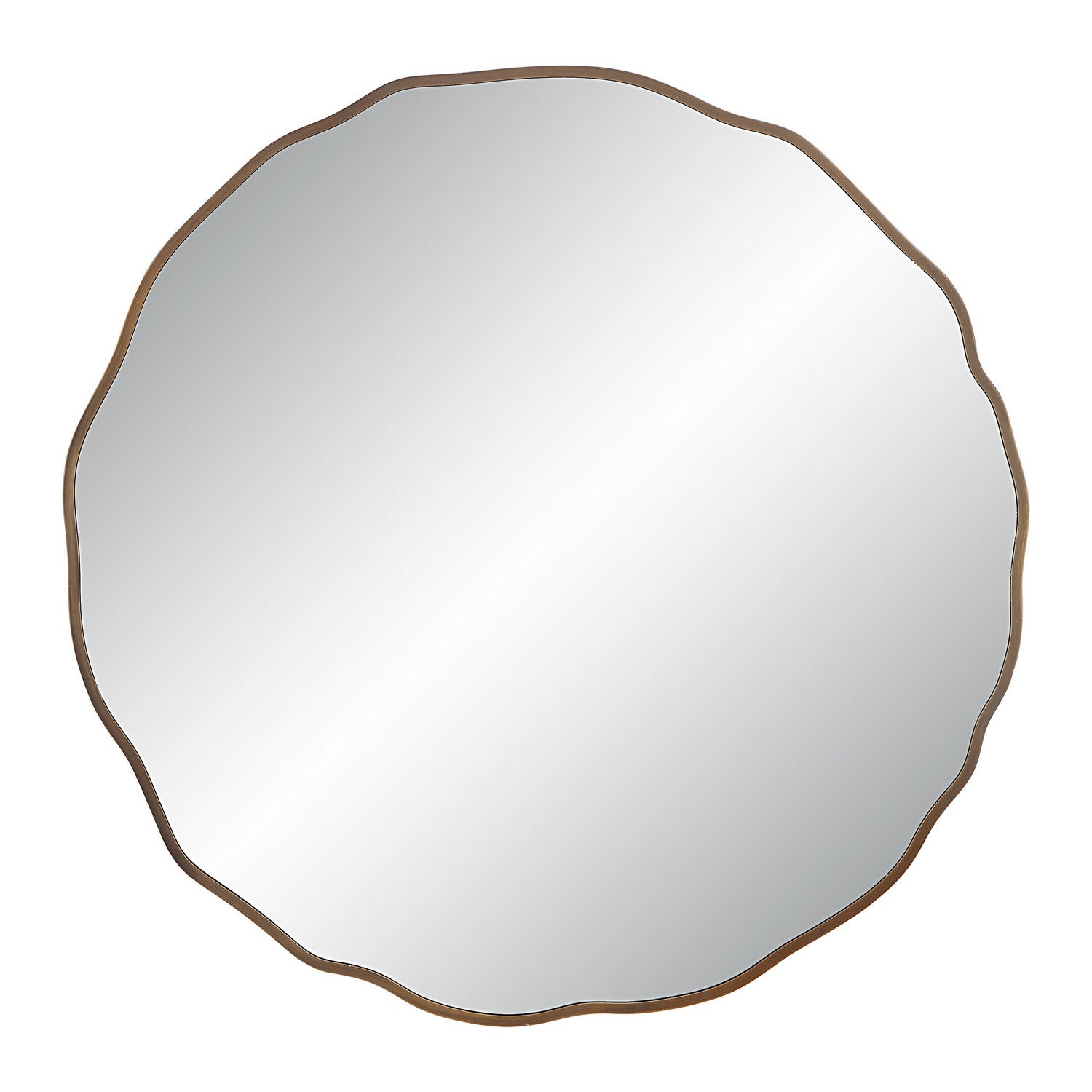 Bern Mirror in DARK ANTIQUE BRUSHED BRASS