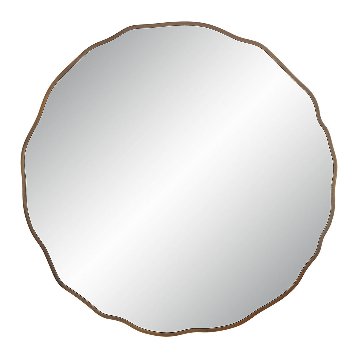 Bern Mirror in DARK ANTIQUE BRUSHED BRASS