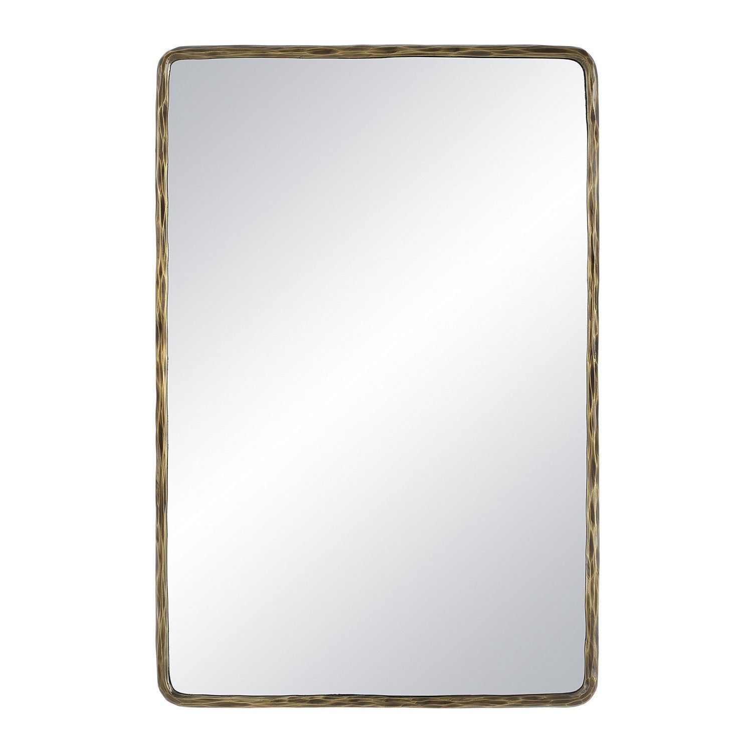 Ivory Mirror in DARK ANTIQUE BRUSHED BRASS