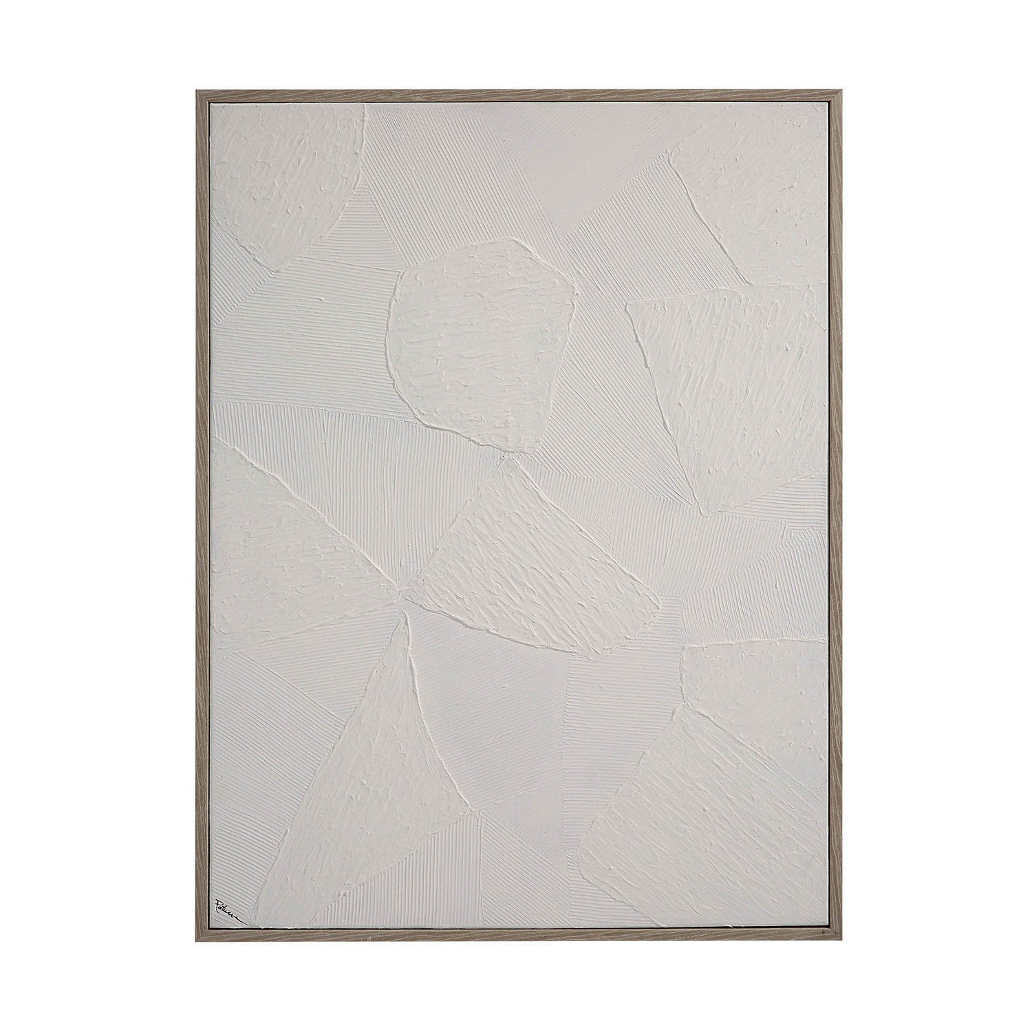 Cairns Canvas Art in White oak
