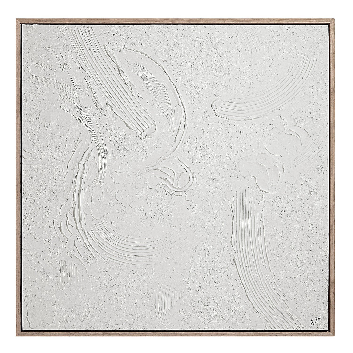 Luz Canvas Art in CREAM
