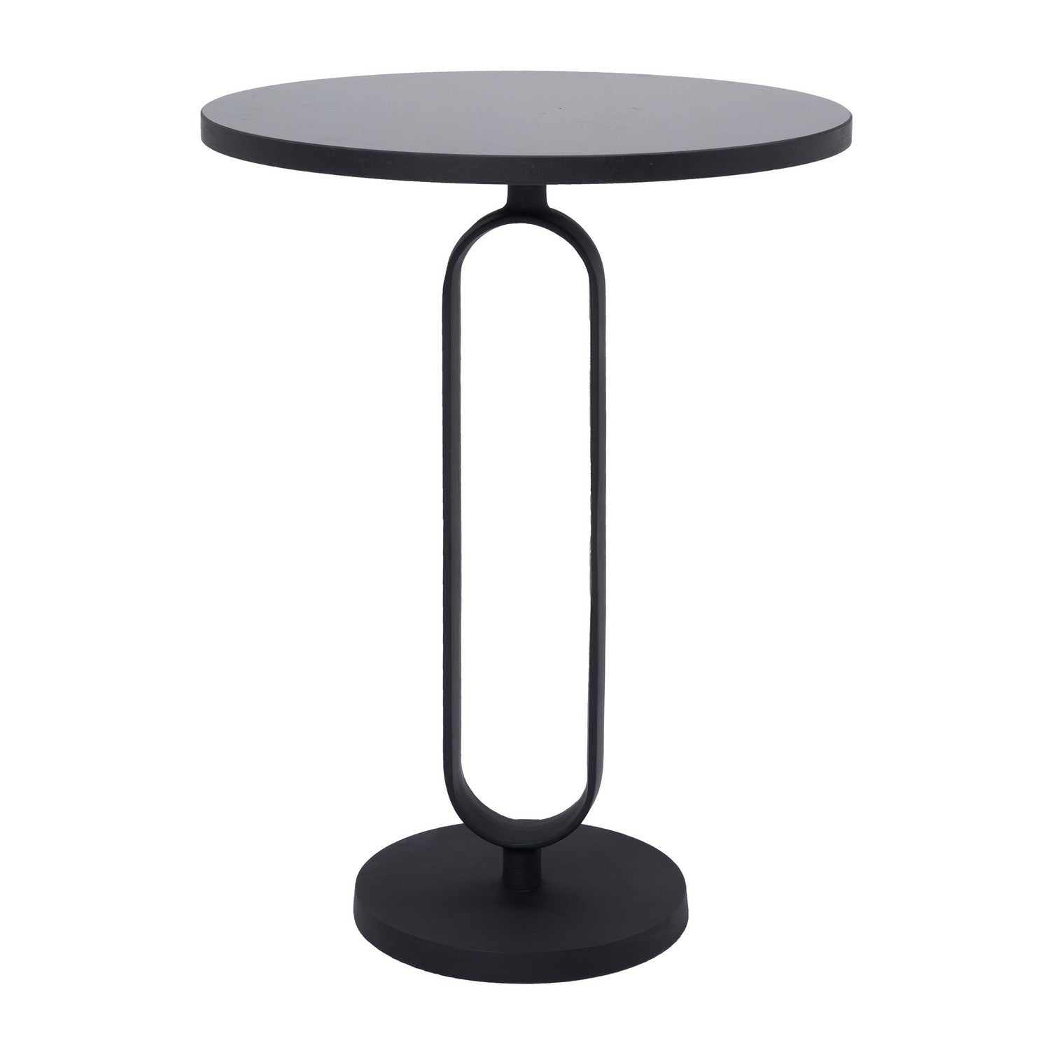 Eryx Side Table in Matte Black