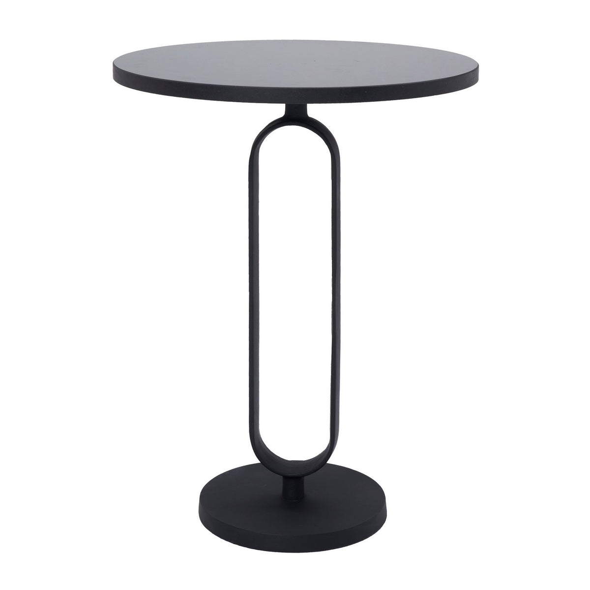 Table d'appoint Eryx en noir mat