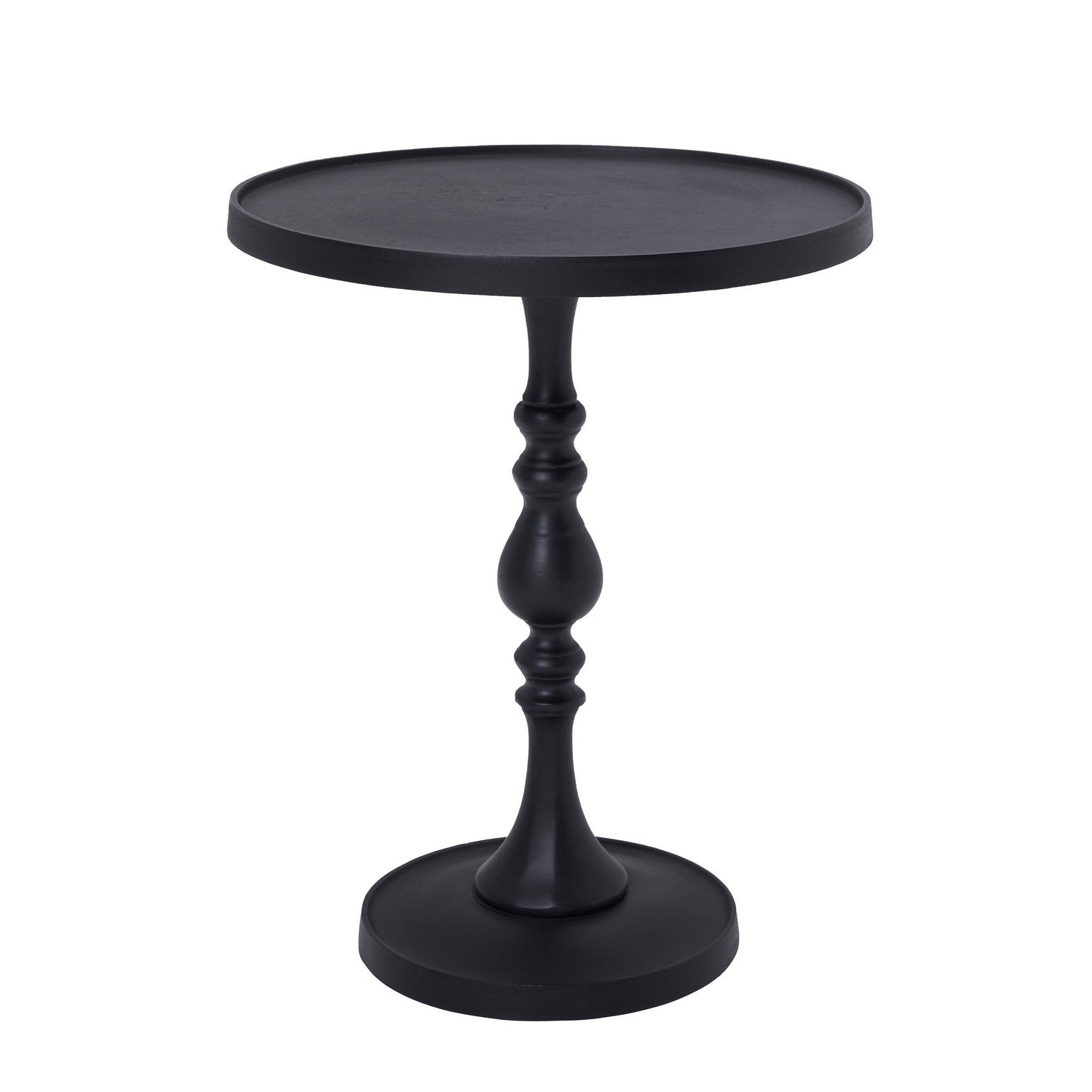 Yates Side Table in Matte Black