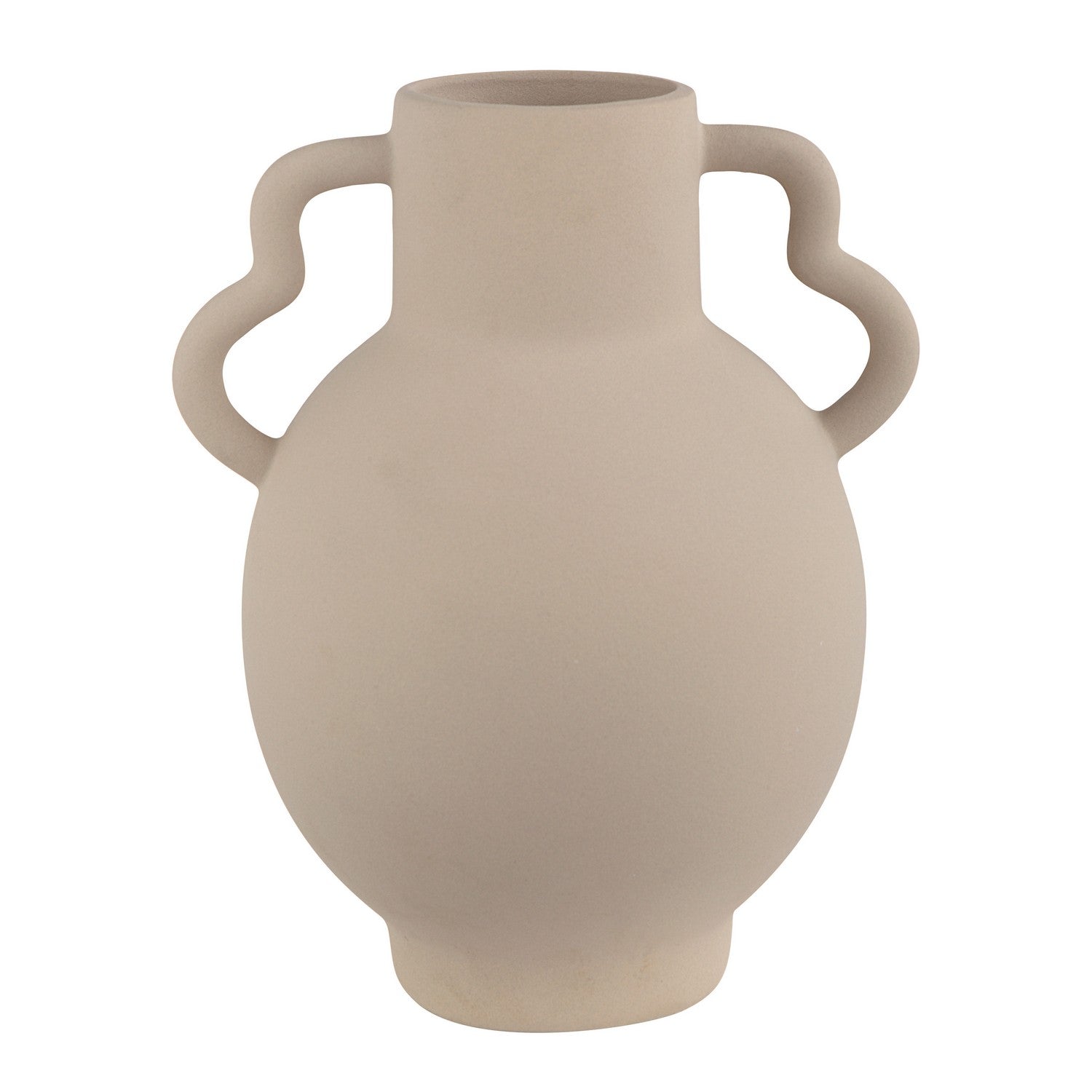 Monet Vase in Textured Matte Beige