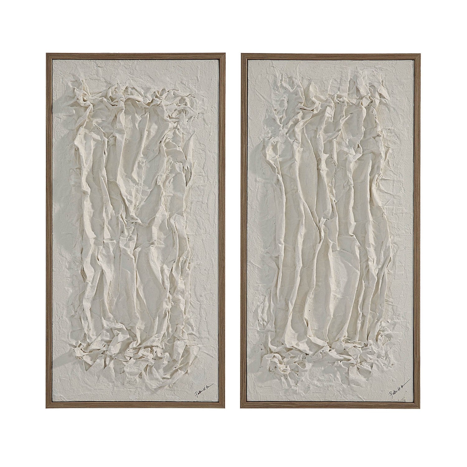 Volterra Wall Art in Light walnut