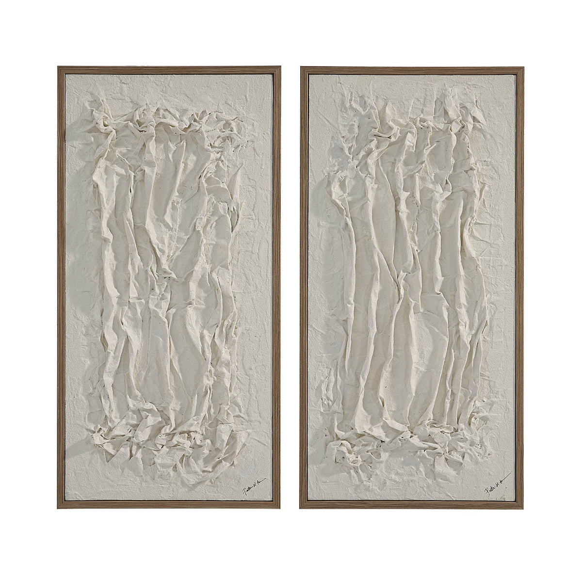 Volterra Wall Art in Light walnut