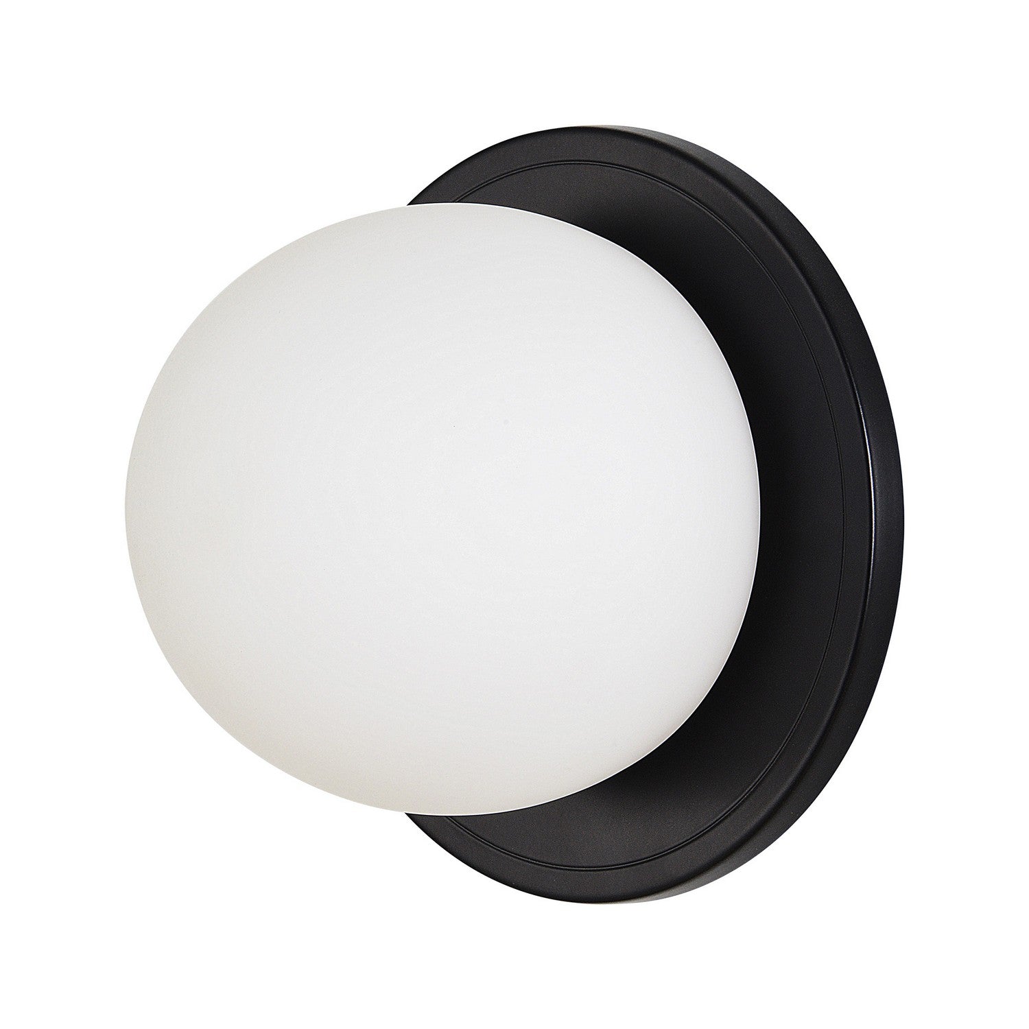 Applique murale LED Sybils noire mate