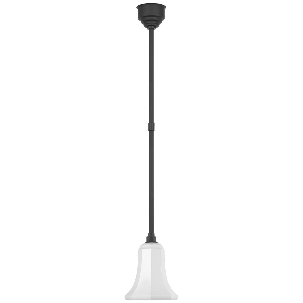 Academy Barn Light LED Pendant in Matte Black