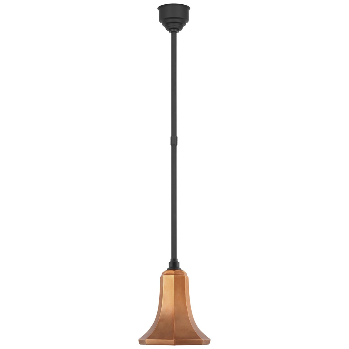 Academy Barn Light LED Pendant in Matte Black