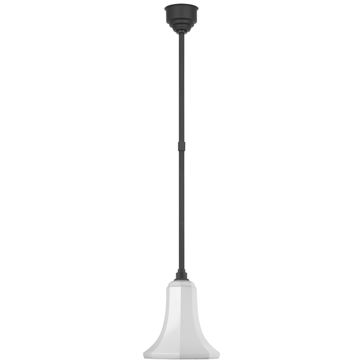 Academy Barn Light LED Pendant in Matte Black