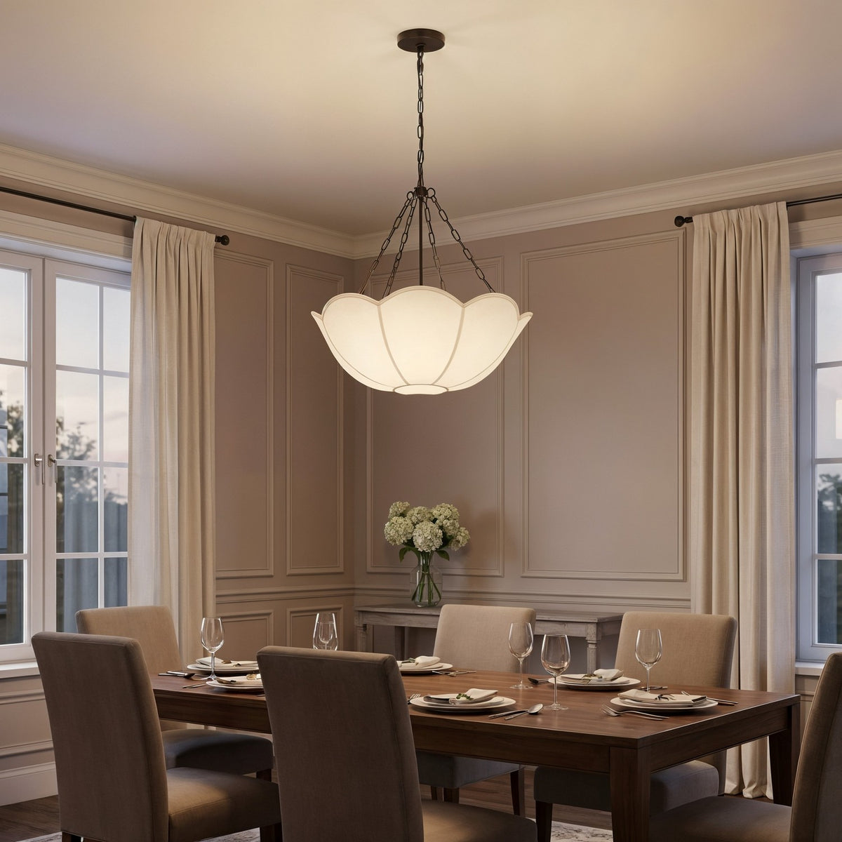 Stassi Three Light Chandelier