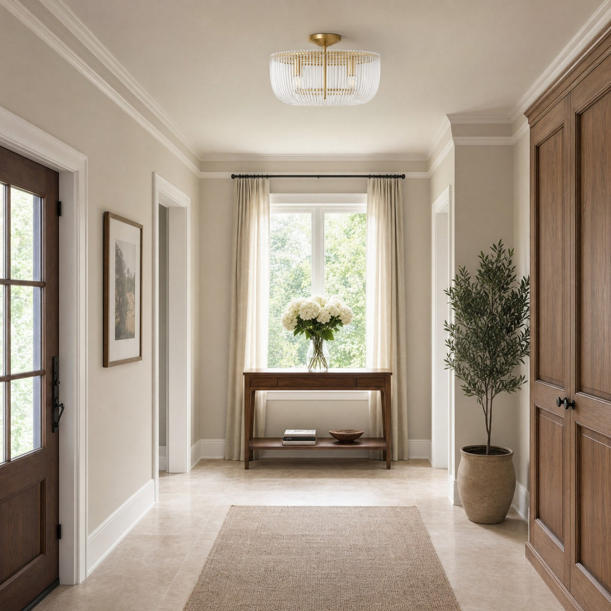 Pierce Four Light Flush Mount
