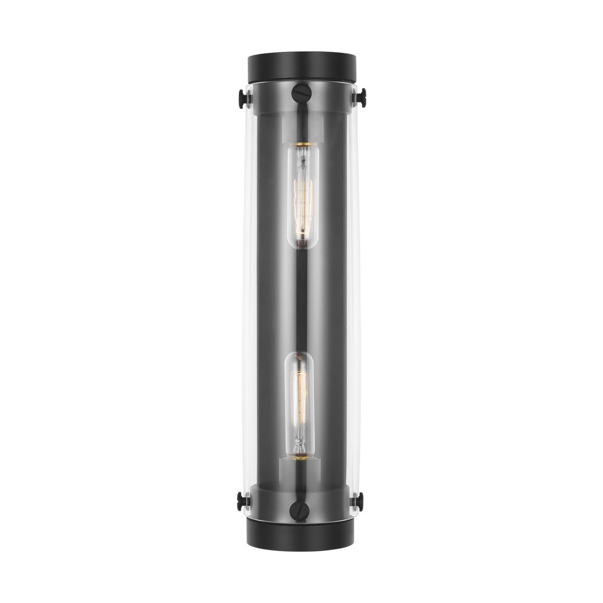 Meuble-lavabo Garrett à deux lumières en fer vieilli