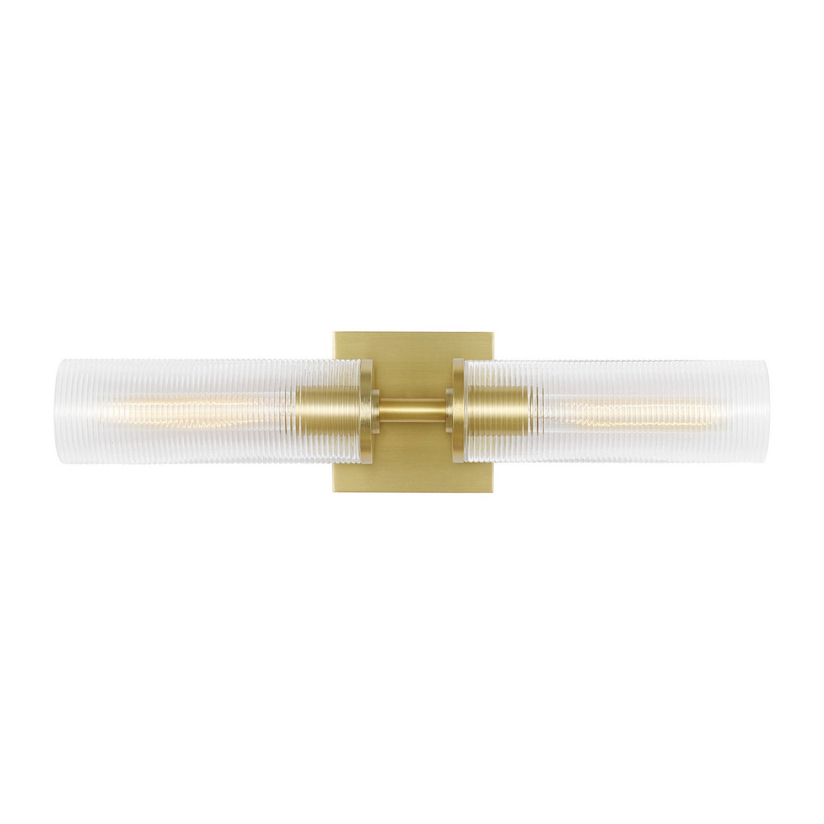 Sarita Two Light Wall Sconce in Satin Brass