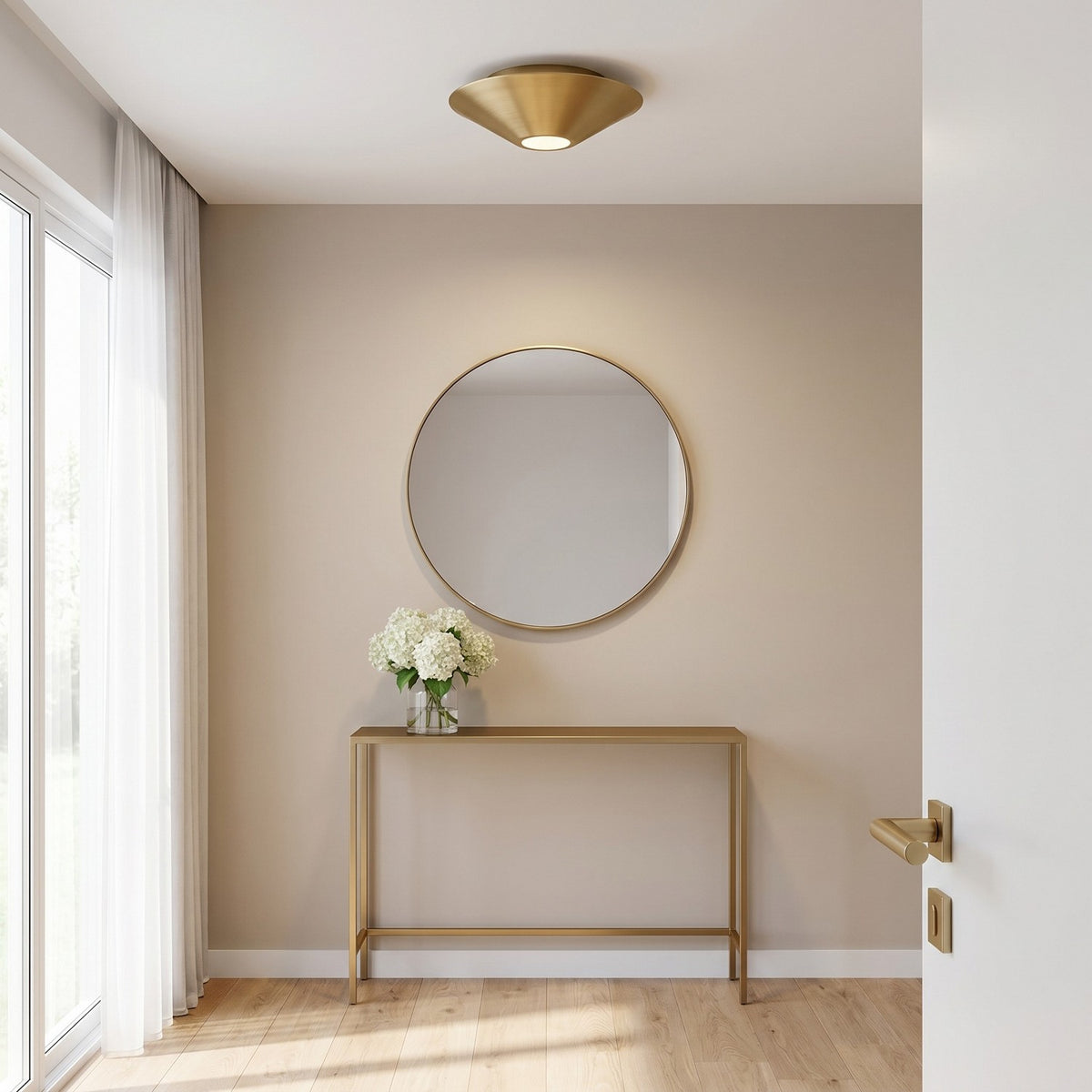 Echo LED Flush Mount and Sconce
