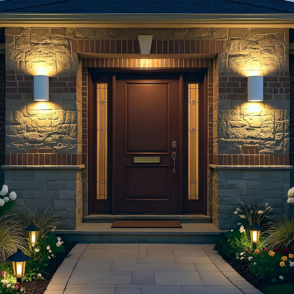 Outdoor Cylinders Wall Lantern