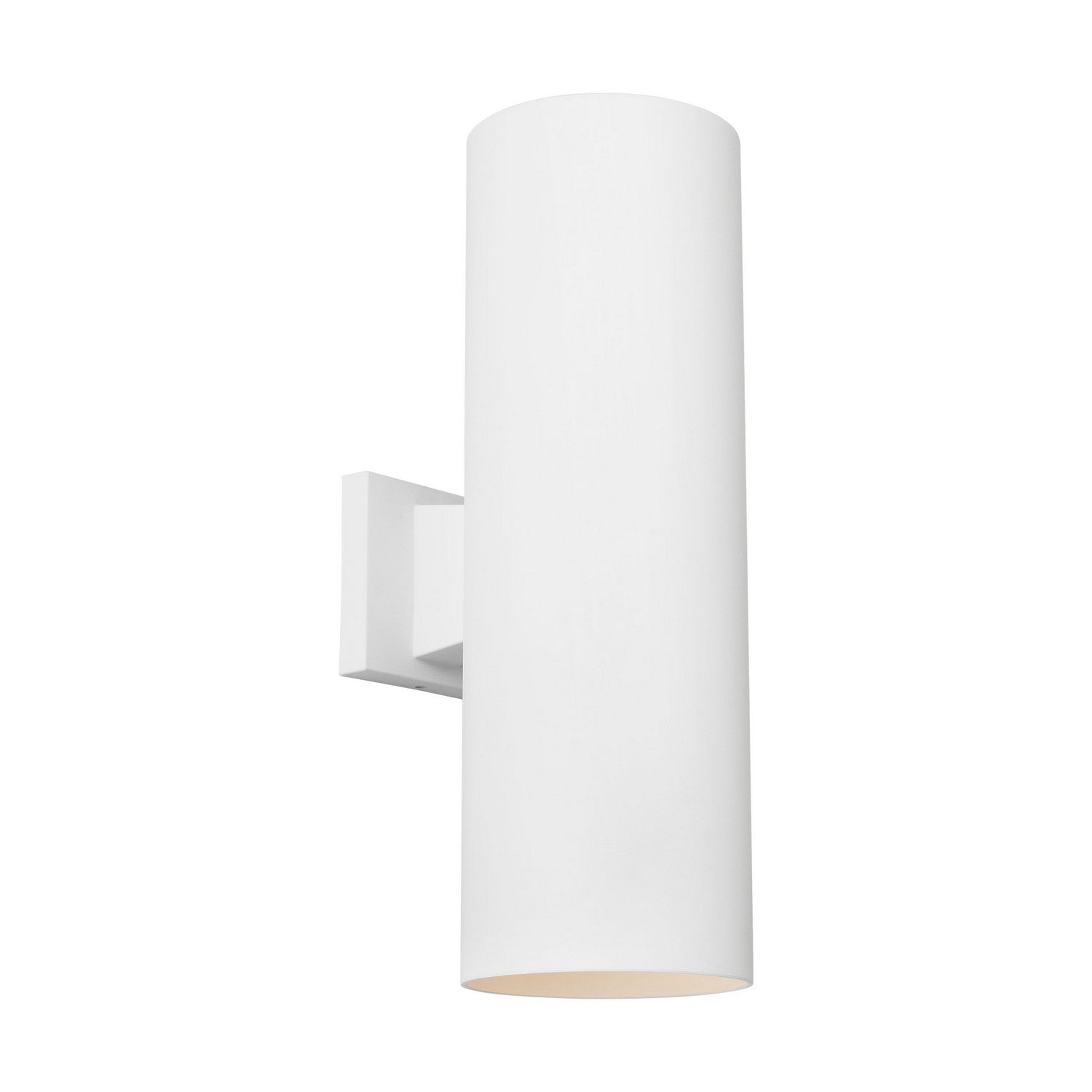 Outdoor Cylinders Two Light Wall Lantern