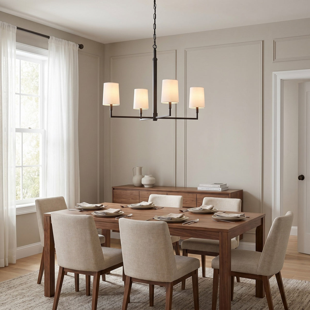 Danica Four Light Chandelier