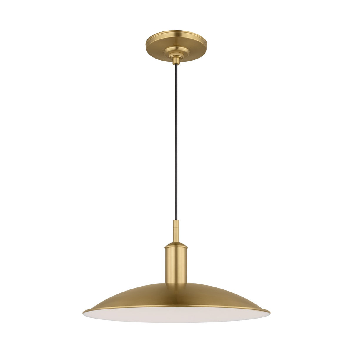 Dash LED Pendant in Burnished Brass