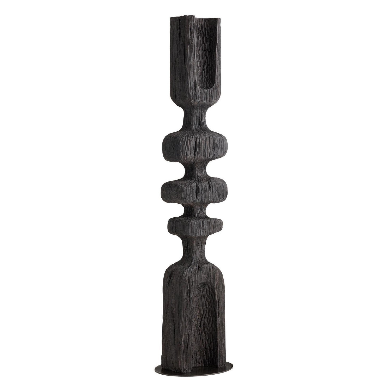 Jayden Floor Sculpture in Ebony