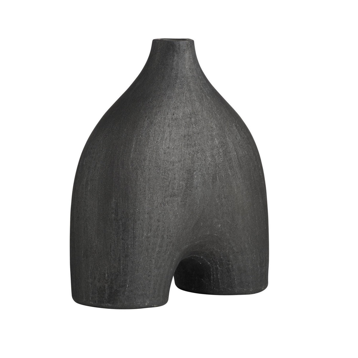 Sculpture de Jeffrey en fusain mat