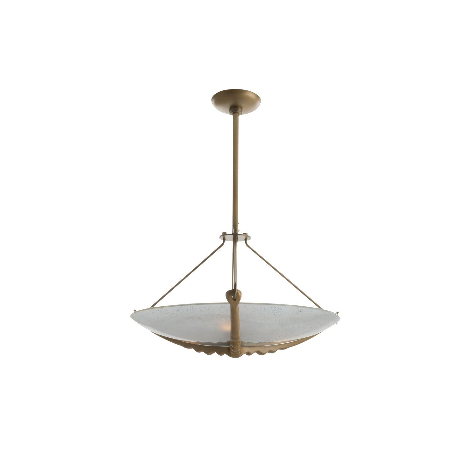 Karlsen Three Light Semi-Flush Mount in Frosted