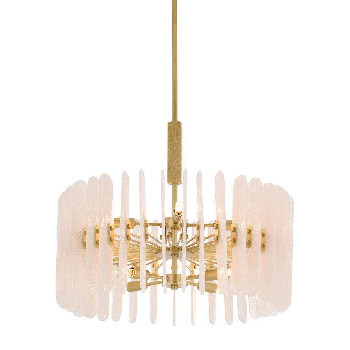 Klaus Eight Light Chandelier in Clear
