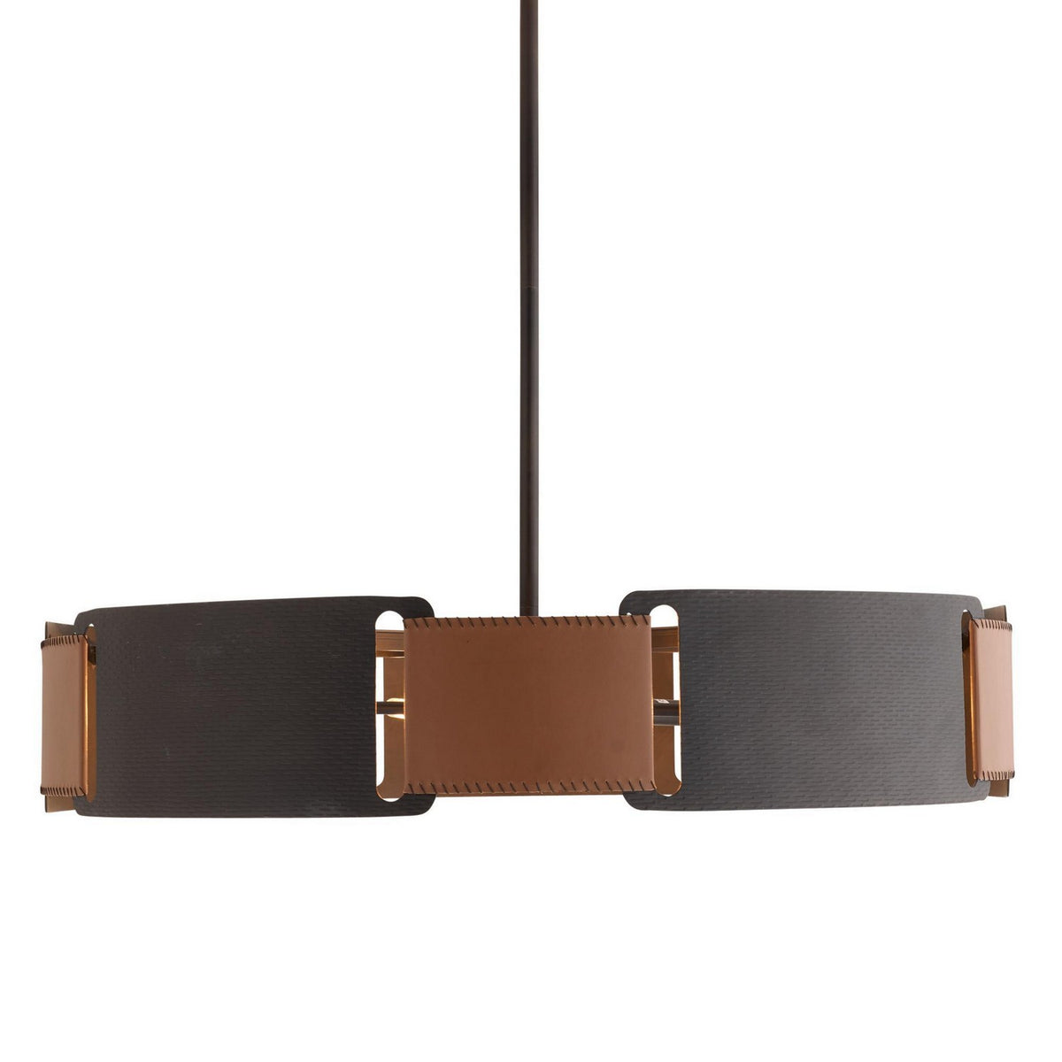 Ivan Five Light Chandelier in Brown