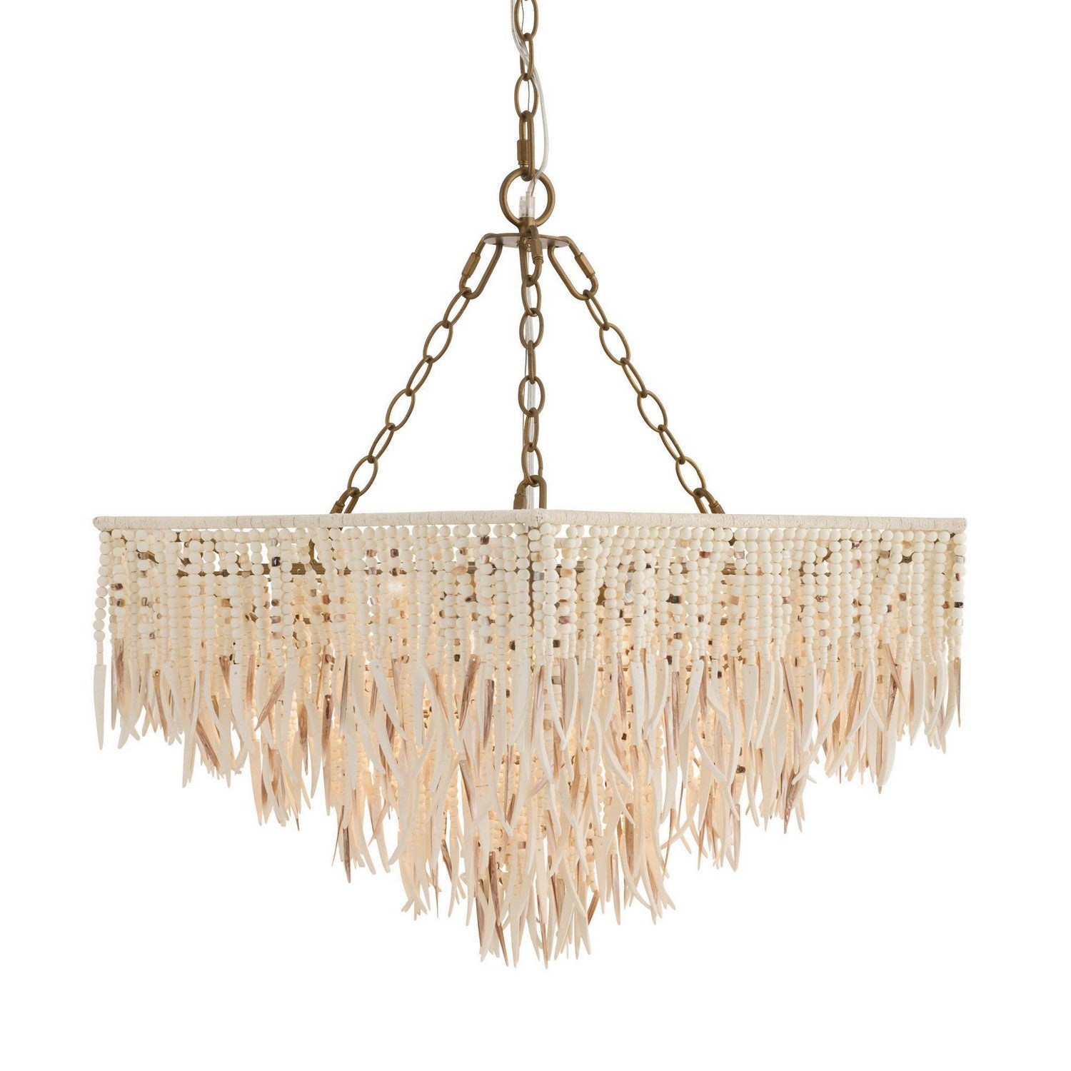 Josephine Six Light Chandelier in Natural