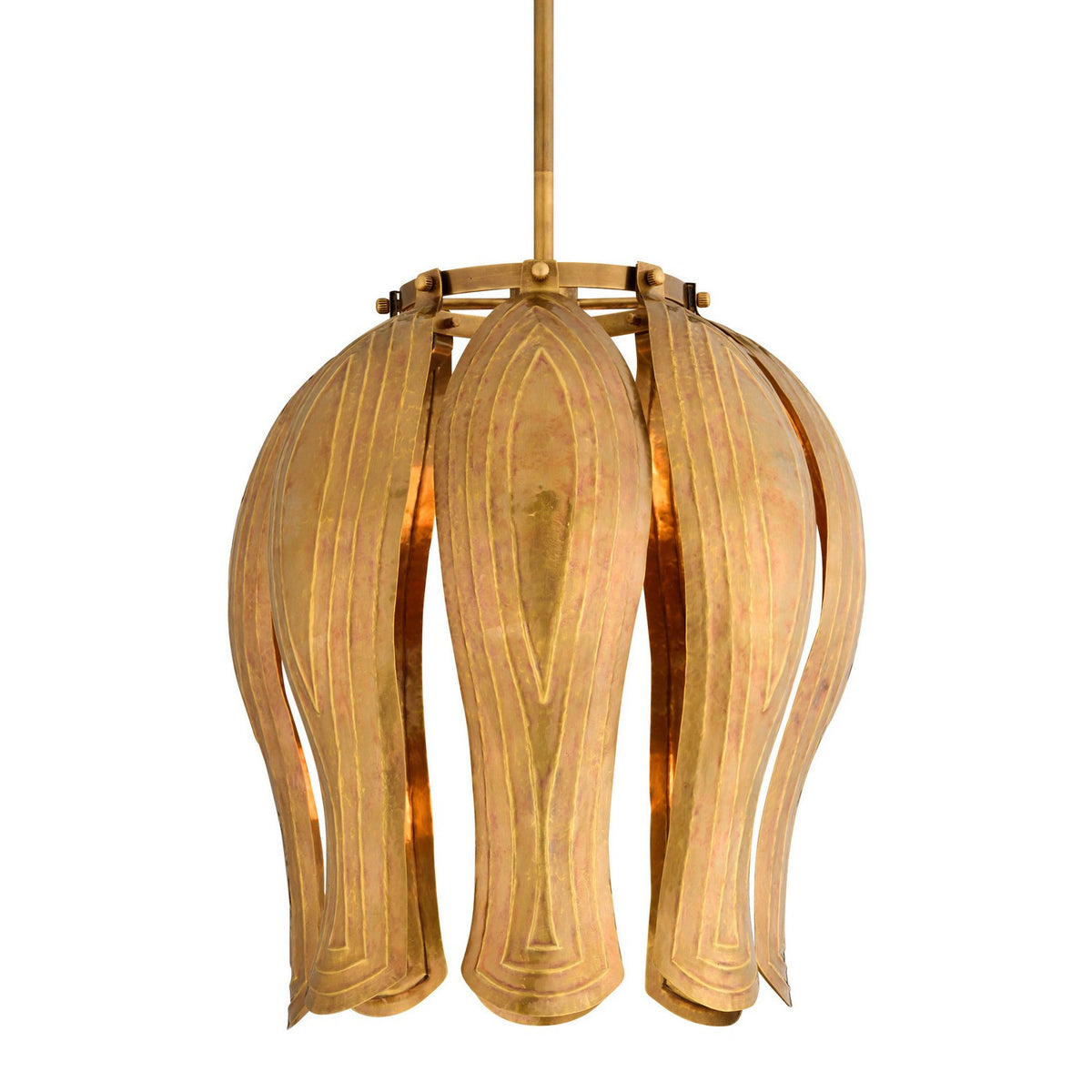 Suspension Judith One Light en laiton vieilli