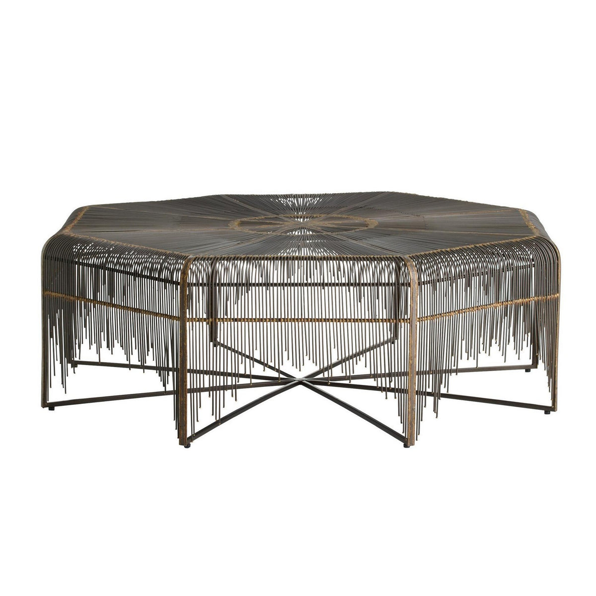Ilaria Cocktail Table in Natural Iron
