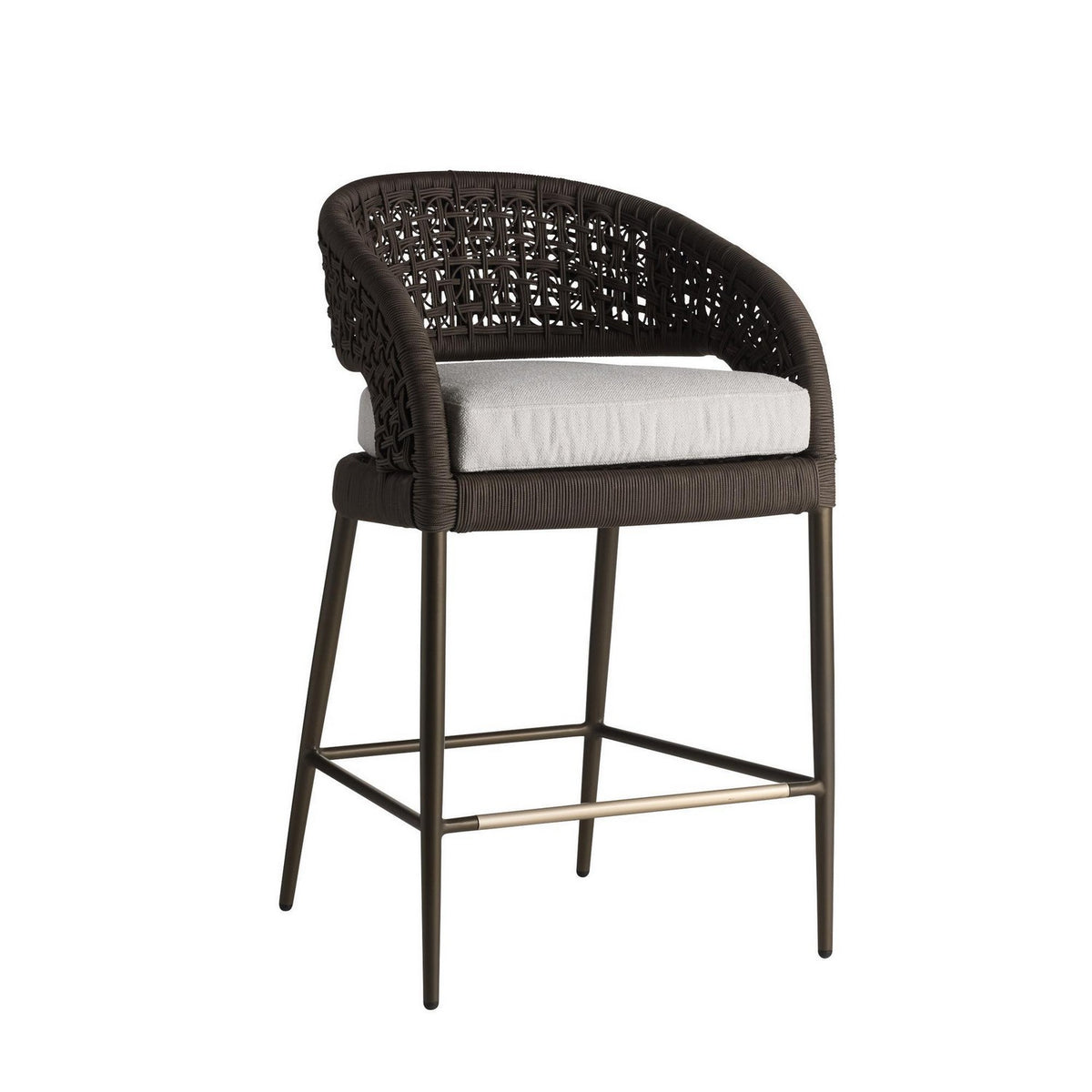 Juri Outdoor Counter Stool in Porpoise