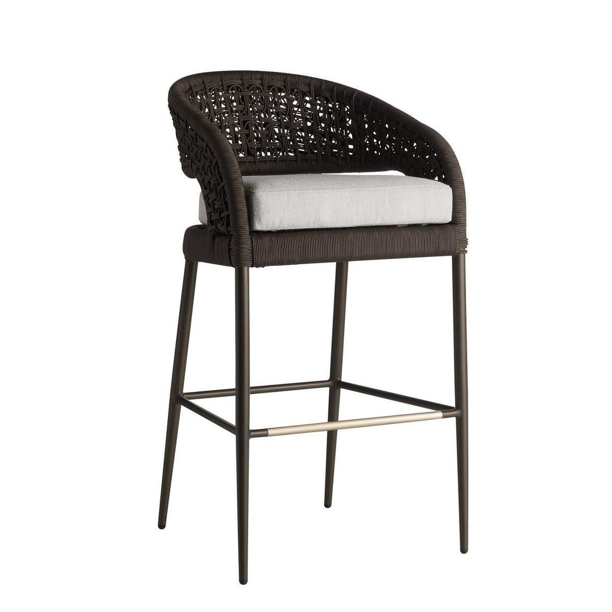 Juri Outdoor Bar Stool in Porpoise