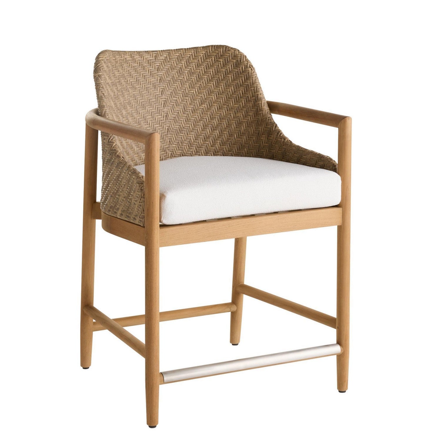 Chilton Outdoor Counter Stool in Pearl