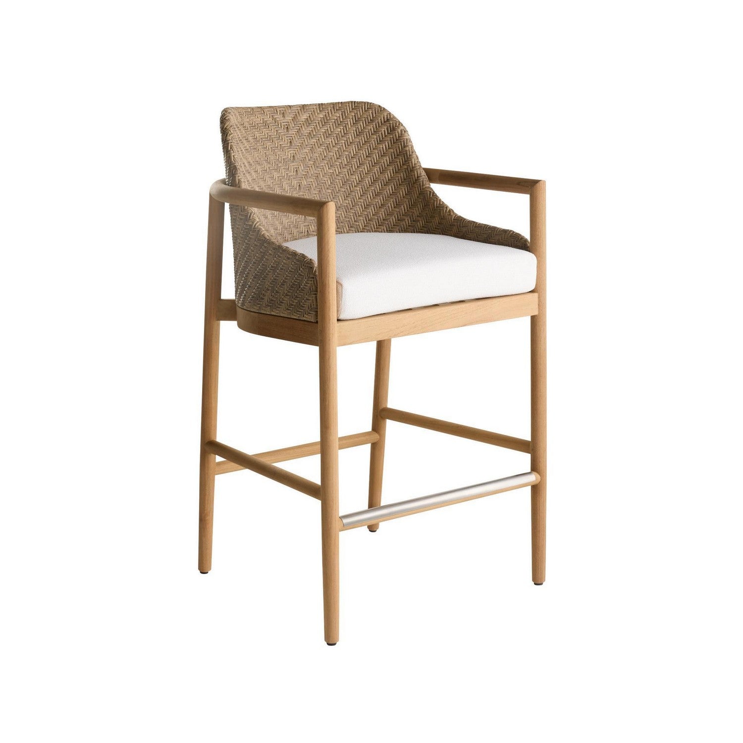 Chilton Outdoor Bar Stool in Pearl