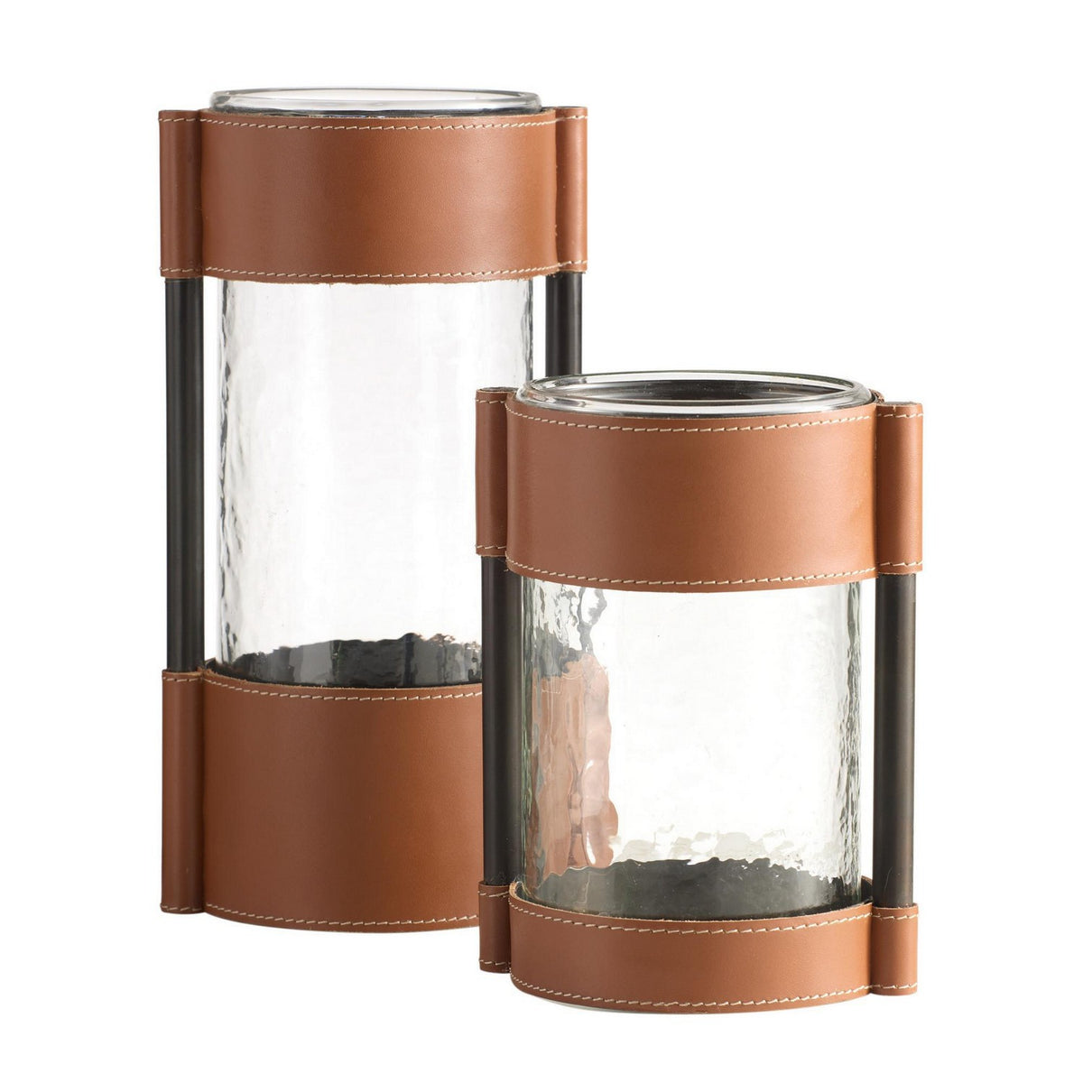 Joseph Vases, Set of 2 in Brown