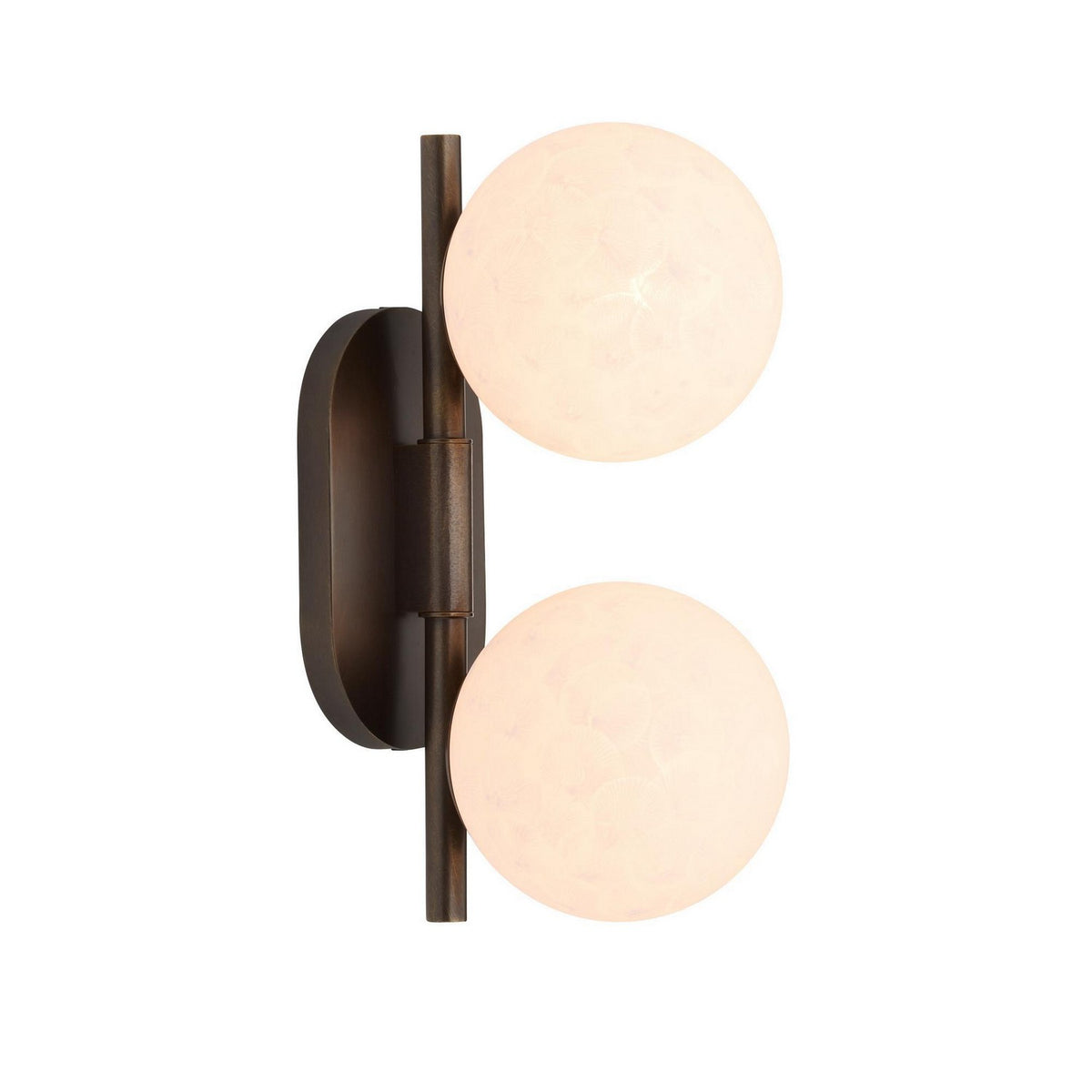 Julie Two Light Wall Sconce in English Bronze