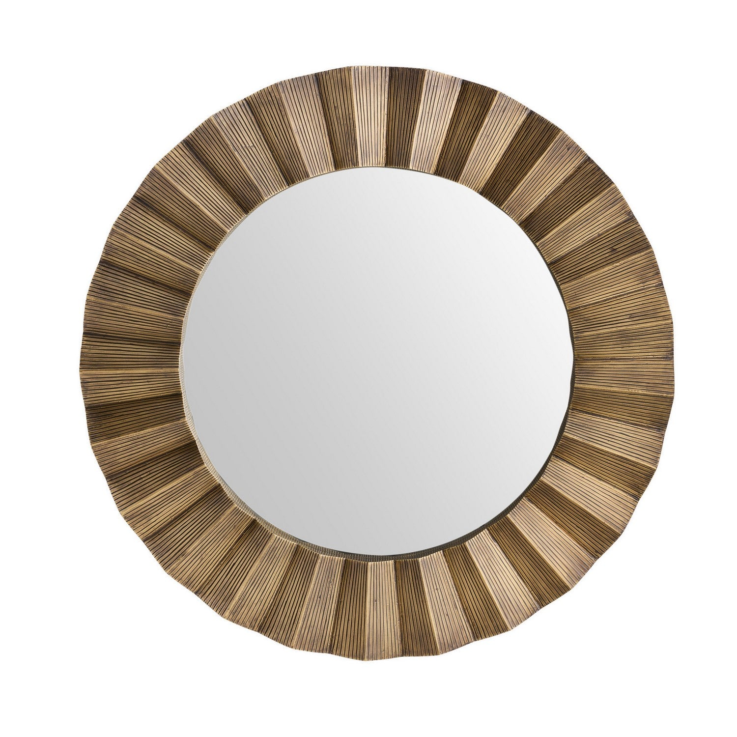 Kelby Mirror in Dark Antique Brass